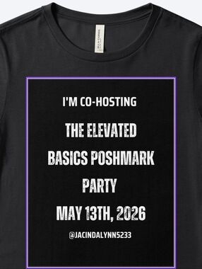 I'm Co-hosting The Best Of Elevated Basics Poshmark Party On May 13th, 2026!